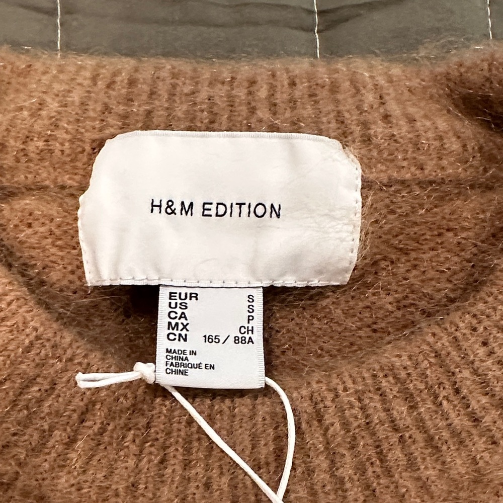 Cozy Mohair Blend Carmel Sweater - Picture 3 of 3